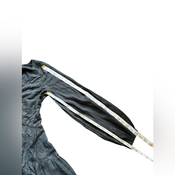 FREE PEOPLE DRESS Womens PATCHWORK OF MY DREAMS MINI Boho Pockets Lace Crochet S - Picture 10 of 16